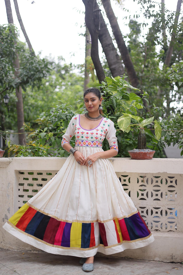 Roman Gown with multicolour