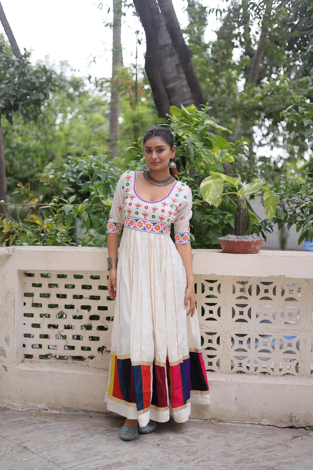 Roman Gown with multicolour