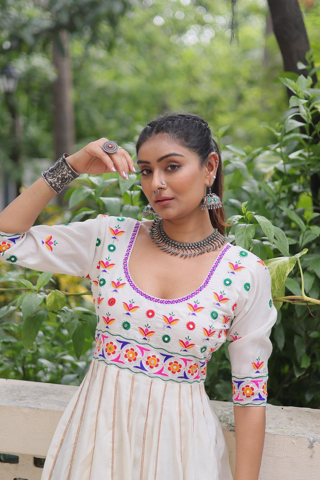 Roman Gown with multicolour