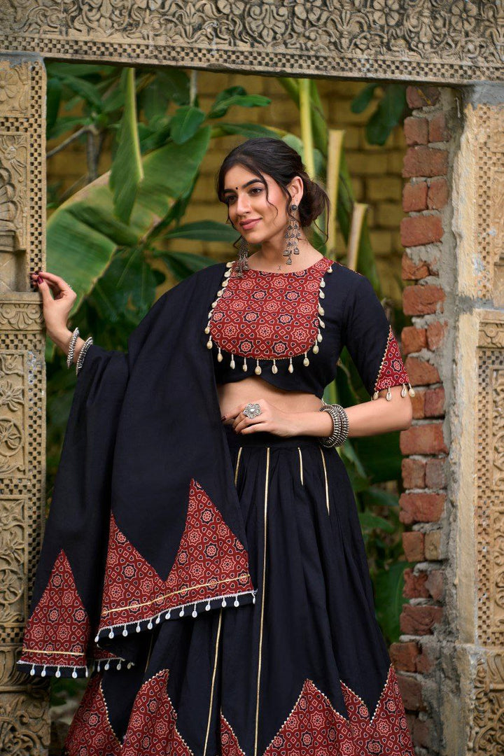 This Navratri with Our Stunning Black Lehenga