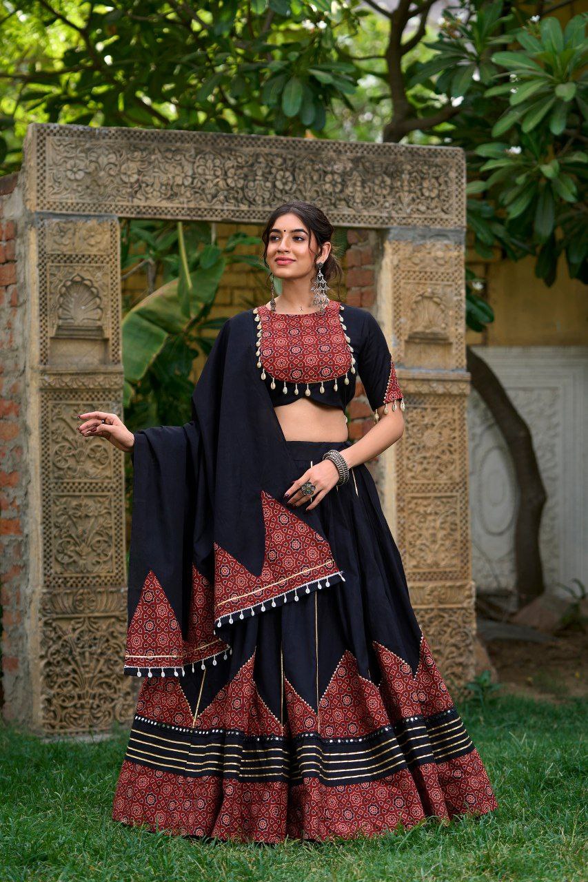 This Navratri with Our Stunning Black Lehenga