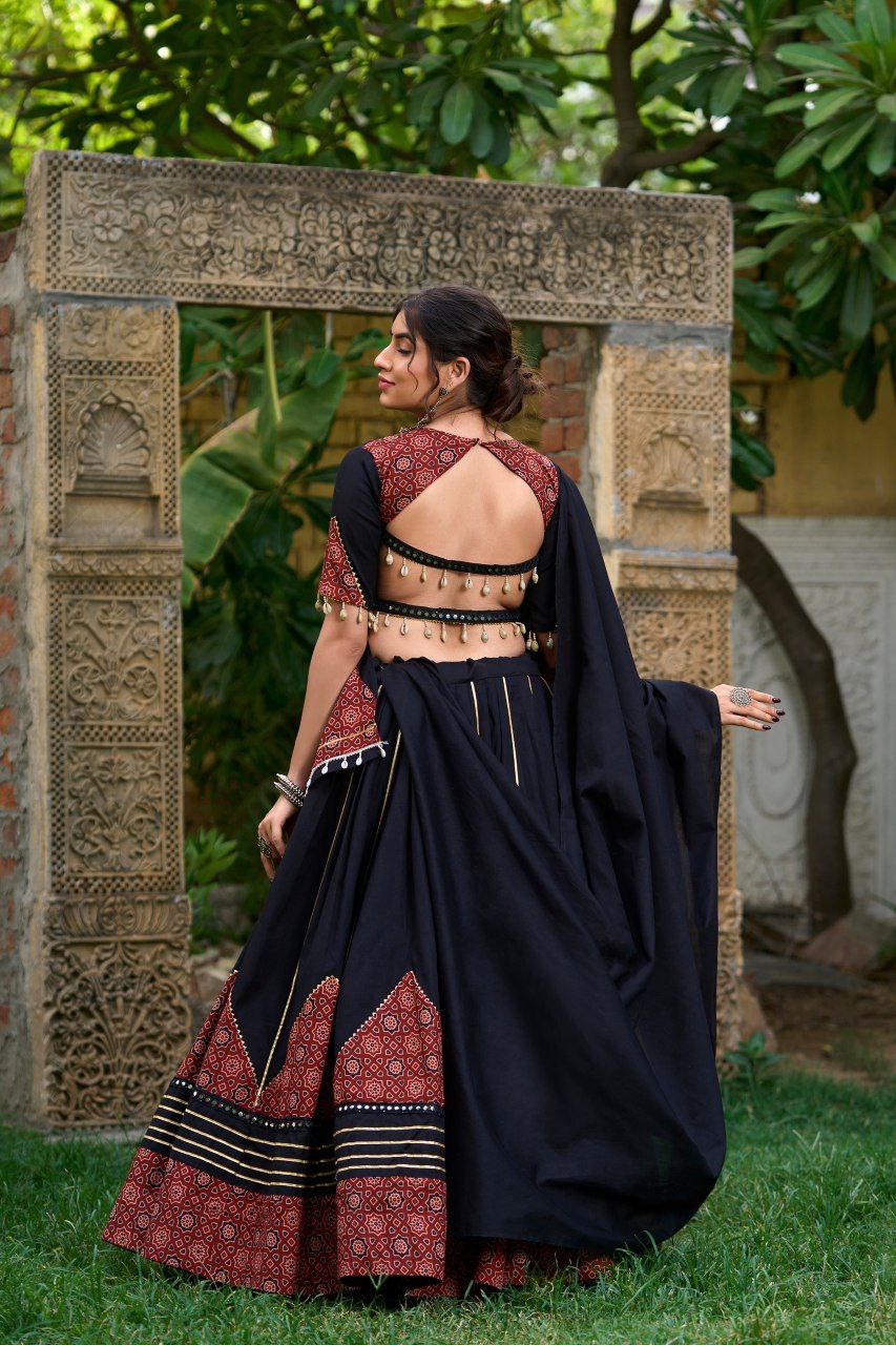 This Navratri with Our Stunning Black Lehenga
